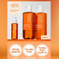 Dầu gội mise en scene Perfect Serum Original phục hồi hư tổn, giúp tóc suôn mềm, bồng bềnh, hương thanh mát 530ml