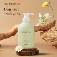 Dầu Gội Muối Biển Hương Nước Hoa FLOWERY LADY Giúp Tóc Mềm Mượt, Sạch Gàu