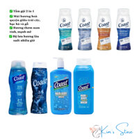 Dầu gội nam 2 in 1 Coast Hair & Body Wash Classic Scent 532ml /946 ml - sữa tắm gội  nam của Mỹ