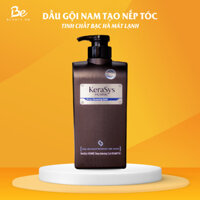 Dầu gội nam Kerasys Homme Deep Cleansing Cool cao cấp Hàn Quốc tinh chất bạc hà mát lạnh, tạo nếp tóc 550ml