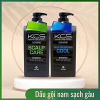 Dầu gội nam ngăn ngừa gàu KCS Keratin Care System Hàn Quốc 550ml - Deep Cool hết ngứa