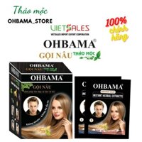 Dầu gọi nâu Ohbama/ Obama thảo mộc bộ 30ml tóc nâu thời thượng, công nghệ Nano đến từ thương hiệu Usa