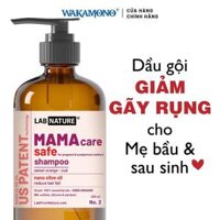 Dầu gội Ngăn rụng tóc dành cho mẹ bầu và sau sinh Wakamono Lab Nature No.2 - Công nghệ Nano Dầu Olive - 250ml - Chai Nhựa