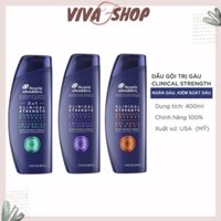 Dầu gội ngừa gàu Head Shoulders Mỹ Clinical Strength 400ml Dầu gội ngăn gàu