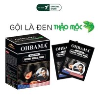 Dầu gội nhuộm đen tóc Ohbama - Hộp 10 gói