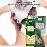 Dầu gội nhuộm tóc Beirou Bubble Hair Dye Tóc đen che tóc bạc dễ nhuộm chăm sóc tóc lâu
