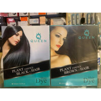 Dầu gội nhuộm tóc đen, nâu QUEEN cao cấp