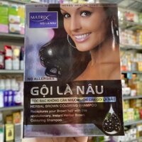 Dầu gội nhuộm tóc Gội Là Nâu Matrix 10 gói