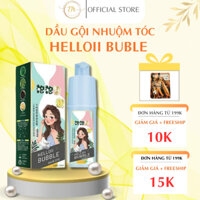Dầu gội nhuộm tóc Helloii Buble, dầu gội phủ màu Helloii Bubble kích thích mọc tóc, giảm gàu ngứa, khô xơ dung tích 230m