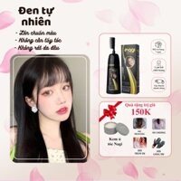Dầu gội nhuộm tóc màu đen tự nhiên Nagi Natural Black 9 chiết xuất từ thiên nhiên chai 400ml