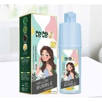 Dầu gội nhuộm tóc thảo dược HELLOII BUBLE, dầu gội nhuộm tóc màu nâu hạt dẻ Helloii Bubble 230ml
