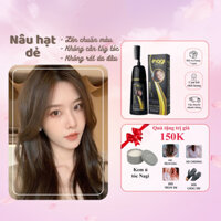 Dầu gội nhuộm tóc thảo dược màu Nâu Hạt Dẻ Nagi Chestnut Brown 11 chiết xuất từ thiên chiên chai 400ml