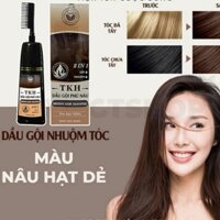 Dầu gội nhuộn tóc màu nâu hạt dẻ