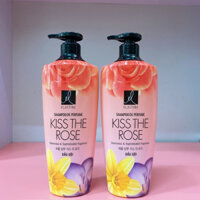 Dầu gội nước hoa Elastine Kiss The Rose óng mượt chắc khoẻ 600ml