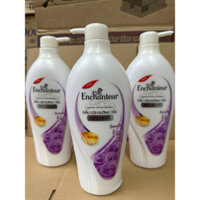 Dầu gội nước hoa Enchanteur Sensation dưỡng tóc siêu mượt 650gr ( mầu tím )