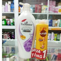 Dầu gội nước hoa Enchanteur Sensation dưỡng tóc siêu mượt 650gr