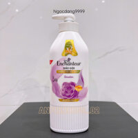 Dầu gội nước hoa Enchanteur Sensation dưỡng tóc siêu mượt 650gr ( mầu tím )