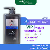 Dầu gội nước hoa ROMANO VIP VISION đẳng cấp phái mạnh 650g