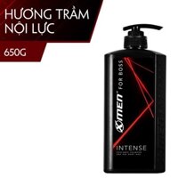 Dầu gội nước hoa X-Men For Boss Intense 650g - Mùi hương trầm đầy nội lực