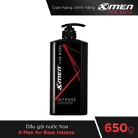 DẦU GỘI NƯỚC HOA X-MEN FOR BOSS INTENSE - MÙI HƯƠNG TRẦM ĐẦY NỘI LỰC 650G