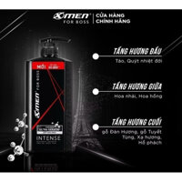 Dầu gội nước hoa X-Men For Boss Intense 650g - Mùi hương trầm đầy nội lực