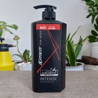 Dầu Gội Nước Hoa Xmen For Boss 650g Intense - Mùi Hương Trầm Đầy Nội Lực
