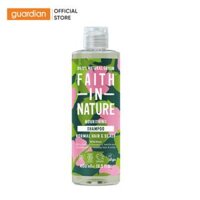 Dầu Gội Nuôi Dưỡng Và Giúp Phục Hồi Tóc Faith In Nature Wild Rose Nourishing Shampoo Chiết Xuất Từ Hoa Hồng 400Ml