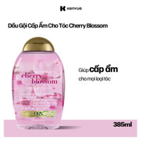 Dầu Gội OGX Chiết Xuất Hoa Anh Đào Bạch Đàn Bạc Hà - Dung Tích 385ml - Cherry Blossom