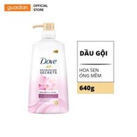 Dầu Gội Óng Mềm Tự Nhiên Dove Nourishing Secrets Hương Hoa Sen 640gr