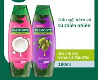 Dầu gội Palmolive Naturals suôn mượt tóc chai nhỏ 180ml
