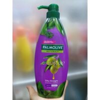 Dầu gội Palmolive Naturals suôn mượt óng ả chai 180ml và 600ml