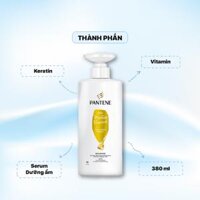 Dầu Gội Pantene Daily Moisture Renewal 380ml - Màu Vàng