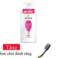 Dầu gội Pantene ngăn rụng tóc chai 650ml dưỡng chất Pro-V Tặng 1 bàn chải đánh răng