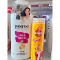 Dầu Gội PANTENE Ngăn Rụng Tóc - Chai 650ML tặng gội sunsilk 140g