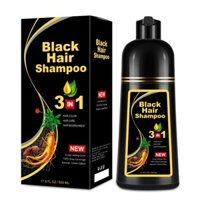 Dầu Gội Phủ Bạc BLACK HAIR  Shampoo Dầu Gội Nhuộm Tóc Nhân Sâm Giúp Tóc Đen Bền Màu - Liulyshop