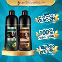 Dầu gội phủ bạc Gelissa 500ml nhật bản - Dầu gội nhuộm tóc đen, nhuộm tóc nâu. thảo dược tự nhiên