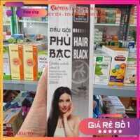 Dầu gội phủ bạc hair back dược mỹ phẩm chai 200ml
