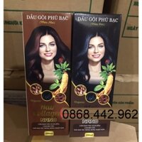 Dầu gội phủ bạc Hair Collagen Nanon thảo dược tự nhiên cho màu tóc đen óng suôn mềm hiệu quả