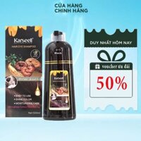 Dầu Gội Phủ Bạc KARSEELL, Phủ Bạc Đen Tóc, Nâu Tóc Từ Lần Gội Đầu Tiên, 100% Thảo Dược Thiên Nhiên