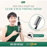 Dầu Gội Phủ Bạc  LACO BLACK HAIR  ,Gội Là Đen Nhuộm Tóc Tự Tin Sau 9 Phút