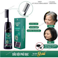 Dầu gội phủ bạc Laco Black Hair 200ml giúp tóc đen tự tin sau 9 phút phủ bạc đen, nhuộm tại nhà an toàn Oggyofficialstor