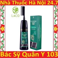 Dầu gội phủ bạc laco black hair, nhuộm tóc thảo dược phủ bạc đen tóc sau 9phút,nhuộm tại nhà an toàn
