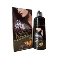 Dầu gội phủ bạc nhuộm đen tóc Sin Hair A Washing Black
