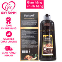 Dầu gội phủ bạc nhuộm tóc nâu thảo dược KARSEELL Hair Dye Shampoo 500ml