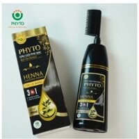 Dầu Gội Phủ Bạc Phyto Black Hair Shampoo Gội Nhuộm Đen Tự Nhiên Giúp Đen tóc Sau 9 Phút