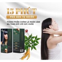 Dầu gội phủ bạc Queen Hair 500ml ( Ko cần ra salon nhuộm tóc) mà an toàn hiệu quả
