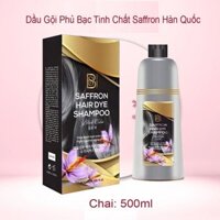 Dầu gội phủ bạc saffron Hàn Quốc, dầu gội phủ bạc saffron, dầu gội đen tóc nhuỵ hoa nghệ tây
