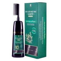 Dầu Gội Phủ Bạc Thảo Dược Laco Black Hair 200ml - Gội Là Đen Nhuộm Tóc Tự Tin Sau 9 Phút Mới