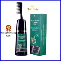 Dầu Gội Phủ Bạc Thảo Dược Laco Black Hair 200ml - Gội Là Đen Nhuộm Tóc Tự Tin Sau 9 Phút New