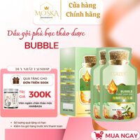 DẦU GỘI PHỦ BẠC THẢO DƯỢC BUBBLE  HÀN QUỐC, DẦU GỘI GÓI NHUỘM ĐEN NHÂN SÂM, LÊN MÀU CHUẨN SALON, TÓC THƠM, SIÊU MỀM MƯỢT